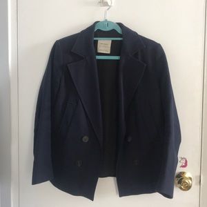 ZARA women’s blazer coat navy blue (medium)